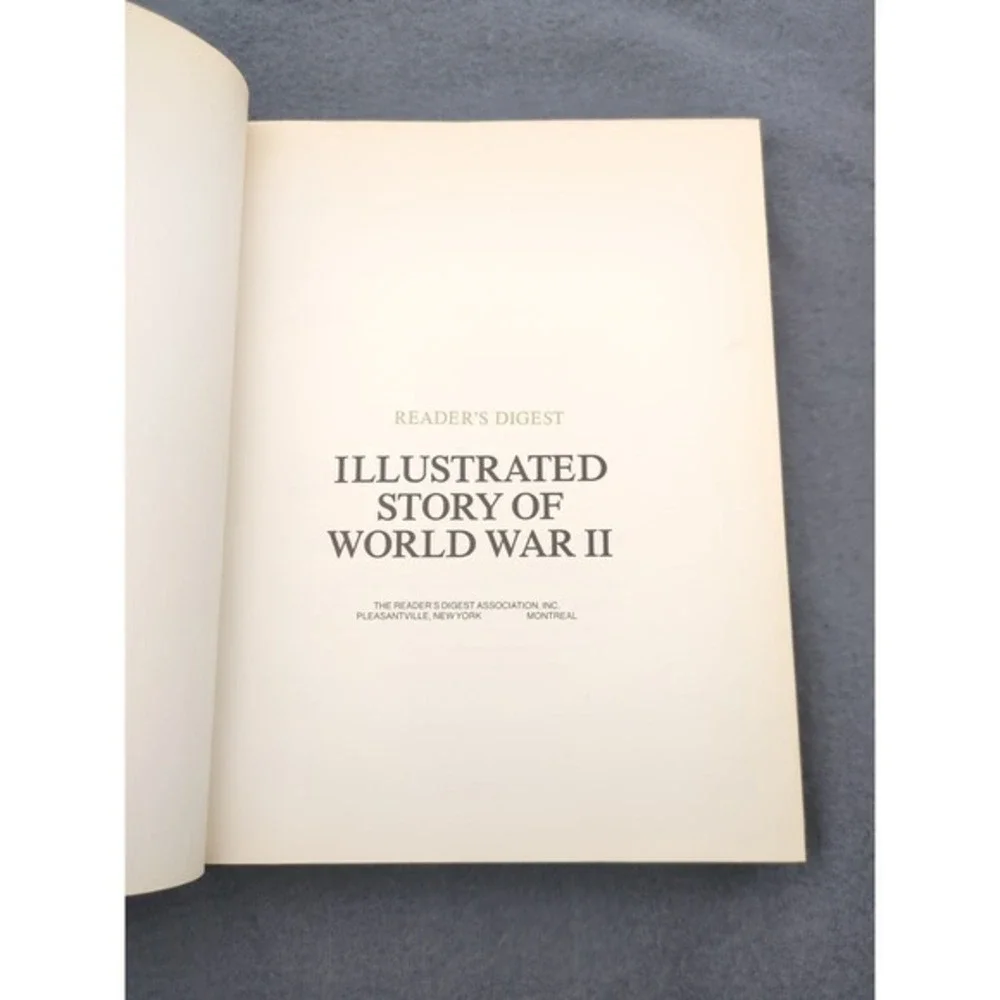 Reader's Digest Vintage Military History Illustrated Story of World War II 1970s